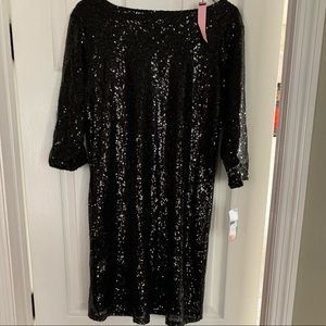 Women’s sequined Christmas party dress